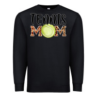 Black tennis mom Premium Sweatshirt - AdoDesignShop