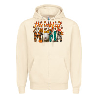Sandshell thankful mama sheep Zipper Hoodie - RacoonDesign