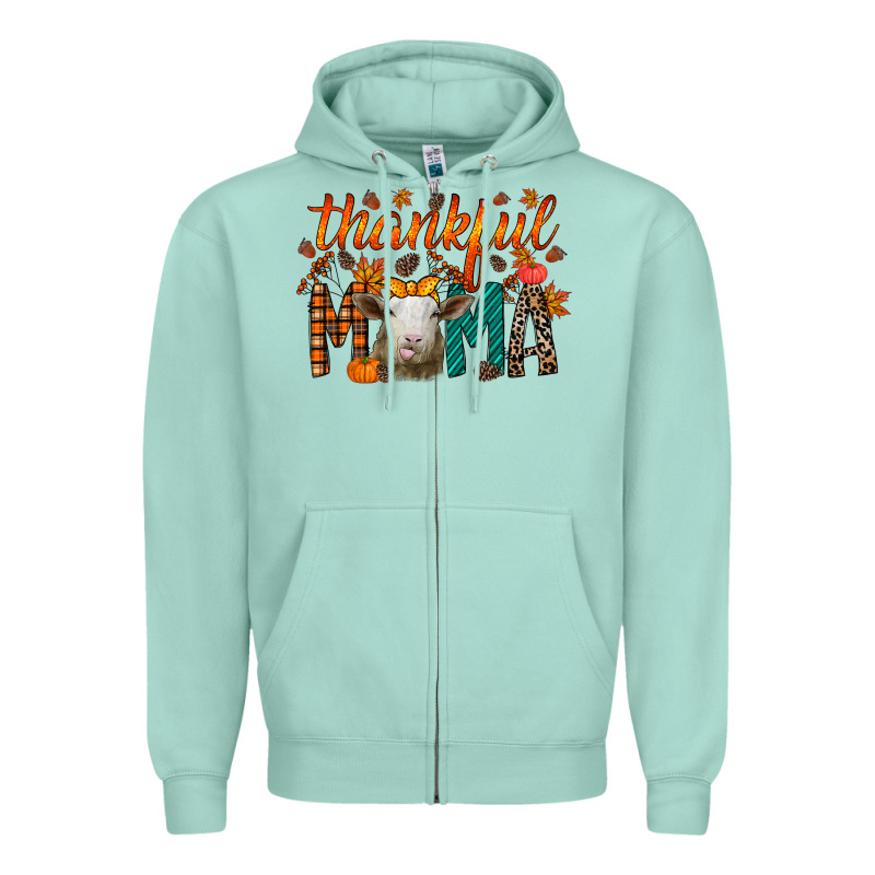 Thankful Mama Sheep Zipper Hoodie by RacoonDesign | Teevron