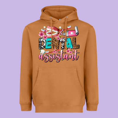 Dental Assistant Heavyweight Hoodie Designed By Adodesignshop