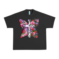 Pigment Black faith butterfly cross Urban Heavy Tee - Zillion Design Studio