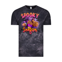 Cloud Black Spooky season sneaker and heel afro woman Vintage Tee - RanaPortraitStore