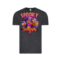 Vintage Black Spooky season sneaker and heel afro woman Vintage Tee - RanaPortraitStore