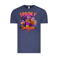 Vintage Denim Spooky season sneaker and heel afro woman Vintage Tee - RanaPortraitStore