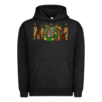 Pigment Black Western Mom With Reindeer Urban Hoodie - BundleAndBundleShop