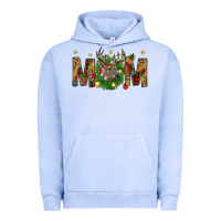 Pigment Grape Ice Western Mom With Reindeer Urban Hoodie - BundleAndBundleShop