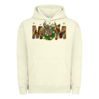 Pigment Pistachio Western Mom With Reindeer Urban Hoodie - BundleAndBundleShop