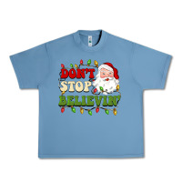 Pebble Blue don't stop believin Urban Heavy Tee - BarkalooDesign