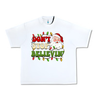 White don't stop believin Urban Heavy Tee - BarkalooDesign
