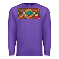 Purple western gemstone and leopard with serape licanse plate Premium Sweatshirt - Artiststas