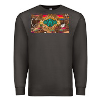 Smoke western gemstone and leopard with serape licanse plate Premium Sweatshirt - Artiststas