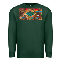 Sports Green western gemstone and leopard with serape licanse plate Premium Sweatshirt - Artiststas