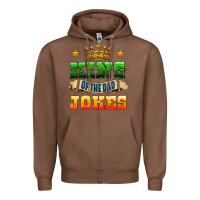 Chestnut king of the jokes Zipper Hoodie - HRA Design Shop