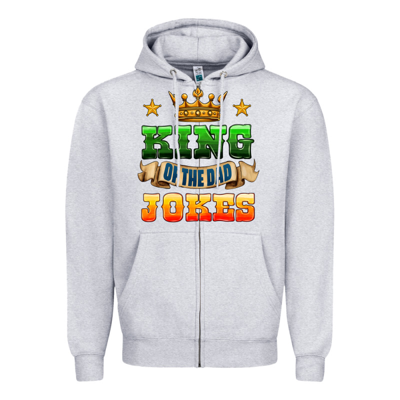King Of The Jokes Zipper Hoodie by HRA Design Shop | Teevron