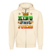 Sandshell king of the jokes Zipper Hoodie - HRA Design Shop