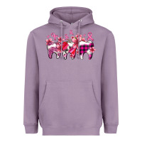 Lavender cancer ribbon with teeth Heavyweight Hoodie - AdoDesignShop