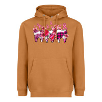Meerkat cancer ribbon with teeth Heavyweight Hoodie - AdoDesignShop