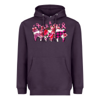 Plum cancer ribbon with teeth Heavyweight Hoodie - AdoDesignShop