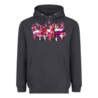 Smoke cancer ribbon with teeth Heavyweight Hoodie - AdoDesignShop