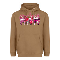 Toasted Coconut cancer ribbon with teeth Heavyweight Hoodie - AdoDesignShop