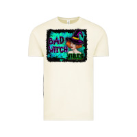 Vintage Arctic Halloween Bad Witch Vibes Watercolor Vintage Tee - RanaPortraitStore