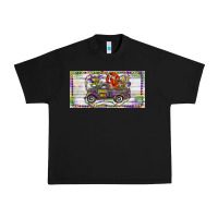 Black Mardi Gras Truck And Fleur De Lis Crawfish Urban Heavy Tee - RanaPortraitStore