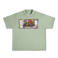 Oil Green Mardi Gras Truck And Fleur De Lis Crawfish Urban Heavy Tee - RanaPortraitStore