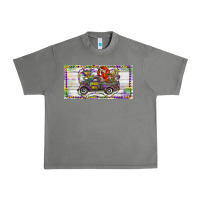 Mardi Gras Truck And Fleur De Lis Crawfish Urban Heavy Tee | Teevron