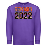 Purple senior basketball Premium Sweatshirt - AdoDesignShop