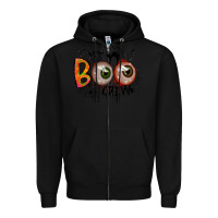 Black the boo crew Zipper Hoodie - RacoonDesign