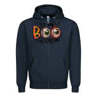 Navy the boo crew Zipper Hoodie - RacoonDesign