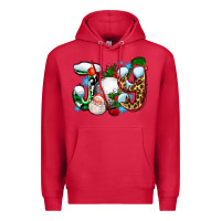 Cardinal joy with golf and santas Premium Hoodie - AdoDesignShop