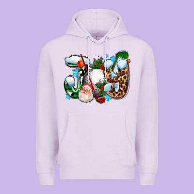 Joy With Golf And Santas Premium Hoodie Designed By Adodesignshop