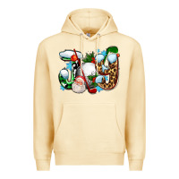 Pina Colada joy with golf and santas Premium Hoodie - AdoDesignShop