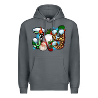 Rock joy with golf and santas Premium Hoodie - AdoDesignShop