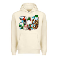 Sandshell joy with golf and santas Premium Hoodie - AdoDesignShop