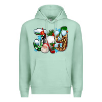 Seafoam joy with golf and santas Premium Hoodie - AdoDesignShop