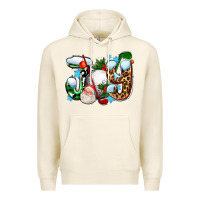 Tofu joy with golf and santas Premium Hoodie - AdoDesignShop