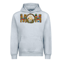 Heather Grey Western Mom With Baby Jesus Urban Hoodie - BundleAndBundleShop