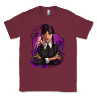 Burgundy wednesday Classic Tee - Zillion Design Studio