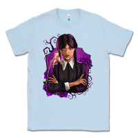 Dusty Blue wednesday Classic Tee - Zillion Design Studio