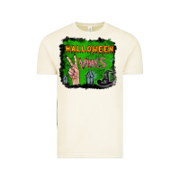 Vintage Arctic Watercolor Halloween Vibes Vintage Tee - RanaPortraitStore