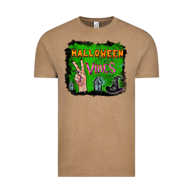 Watercolor Halloween Vibes Vintage Tee by RanaPortraitStore | Teevron