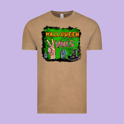 Vintage Tee Watercolor Halloween Vibes