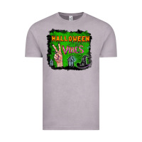 Vintage Zinc Watercolor Halloween Vibes Vintage Tee - RanaPortraitStore