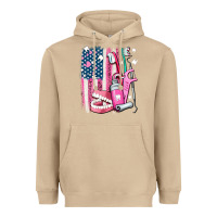 Mushroom American flag and dental elements with teeth Heavyweight Hoodie - AdoDesignShop