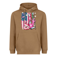 Toasted Coconut American flag and dental elements with teeth Heavyweight Hoodie - AdoDesignShop