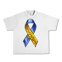 Lunar Rock down syndrome ribbon softball Urban Heavy Tee - texasbilliewilder