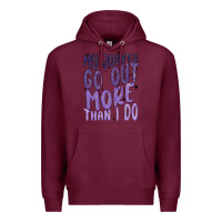 Burgundy my joints go out more than ı do Premium Hoodie - MaliasSmallBusiness