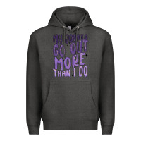 Charcoal Heather my joints go out more than ı do Premium Hoodie - MaliasSmallBusiness